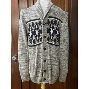 Men's Retrofit Cardigan Sweater XL
